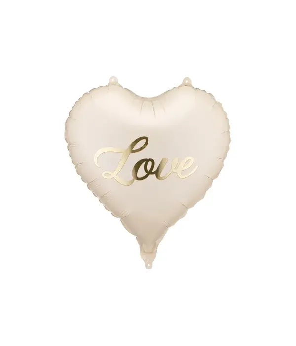 Folieballon Hart Love Elegant 45cm