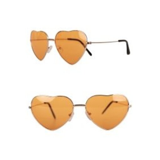 Hartjes Bril Oranje