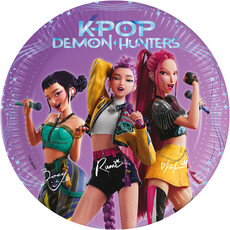 K-Pop Demon Hunters Gebaksbordjes 20cm (8st)