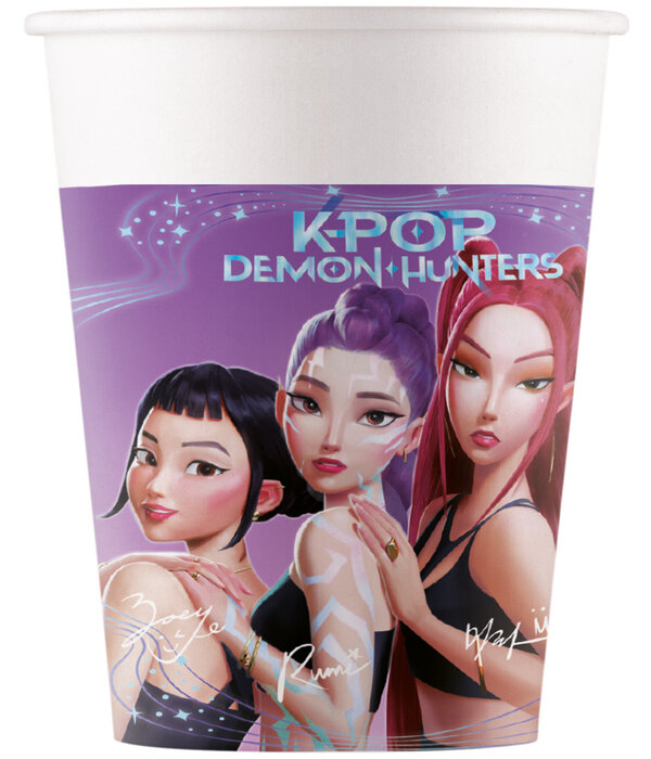 K-Pop Demon Hunters Bekertjes (8st)