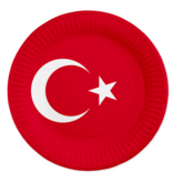 Borden Turkije 23cm (8st)