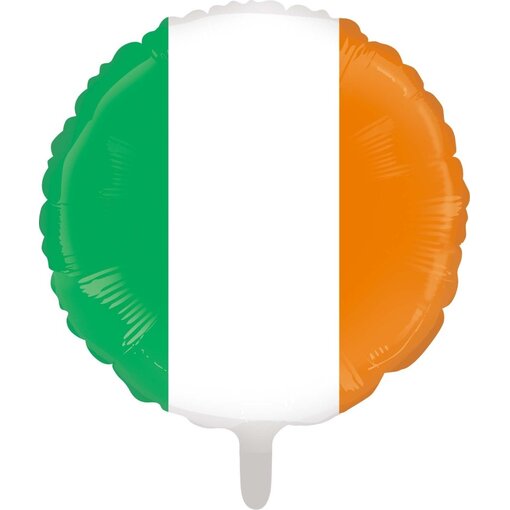 Folieballon Rond Ierland 46cm