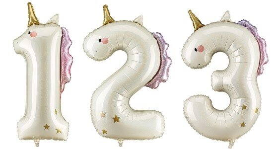 Unicorn Cijferballonnen