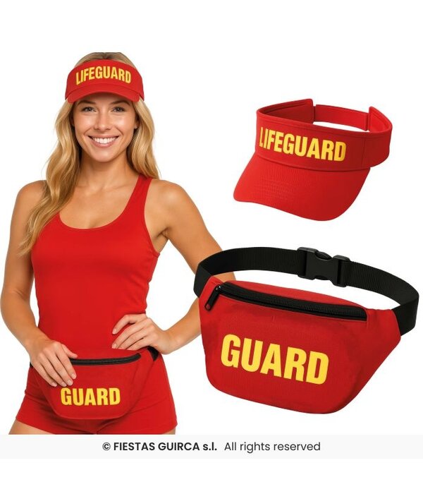 Lifeguard Set 2-delig Rood