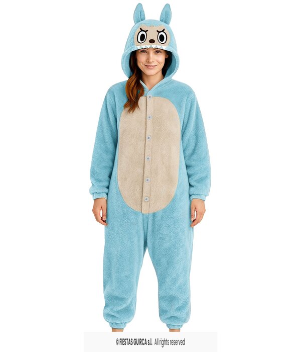 Lulu Monster Onesie Vrouw Blauw