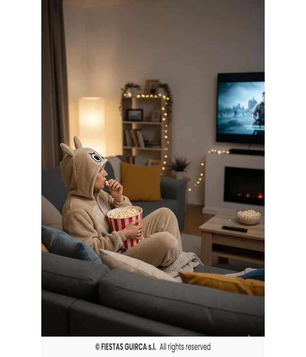 Lulu Monster Onesie Beige Vrouw