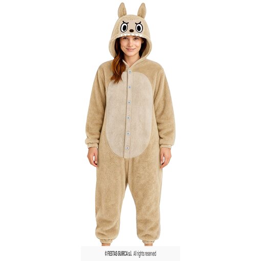 Lulu Monster Onesie Beige Vrouw