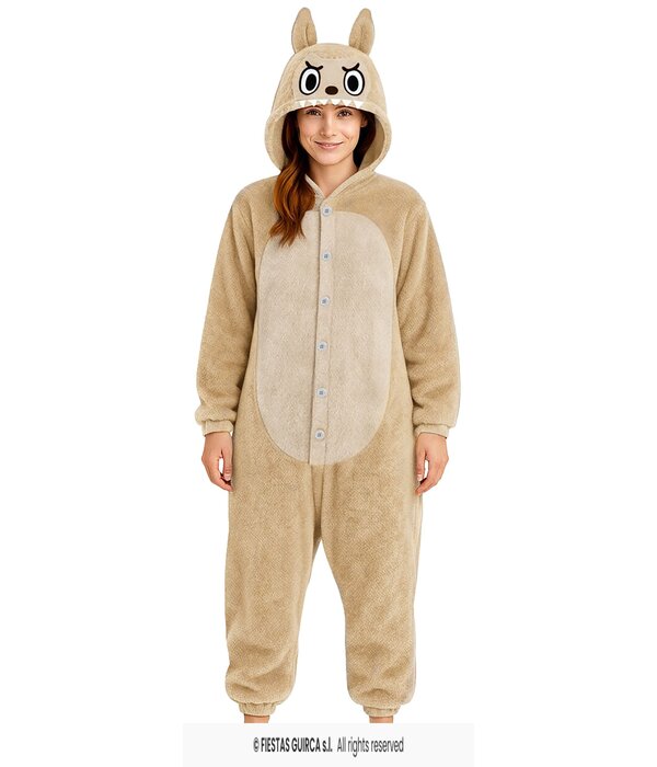 Lulu Monster Onesie Beige Vrouw