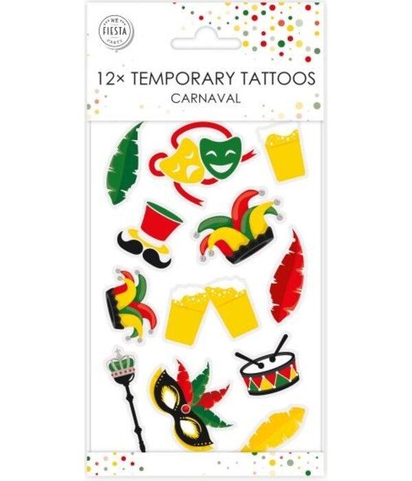 Plaktattoos Carnaval