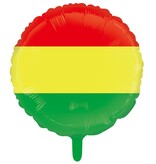 Folieballon Rood/Geel/Groen (46cm)