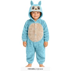 Lulu Monster Onesie Kind Blauw