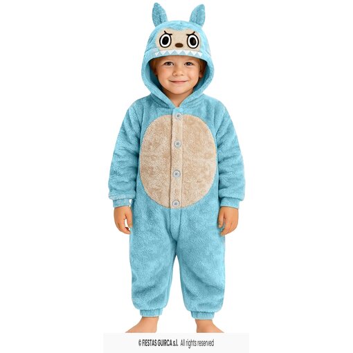 Lulu Monster Onesie Kind Blauw