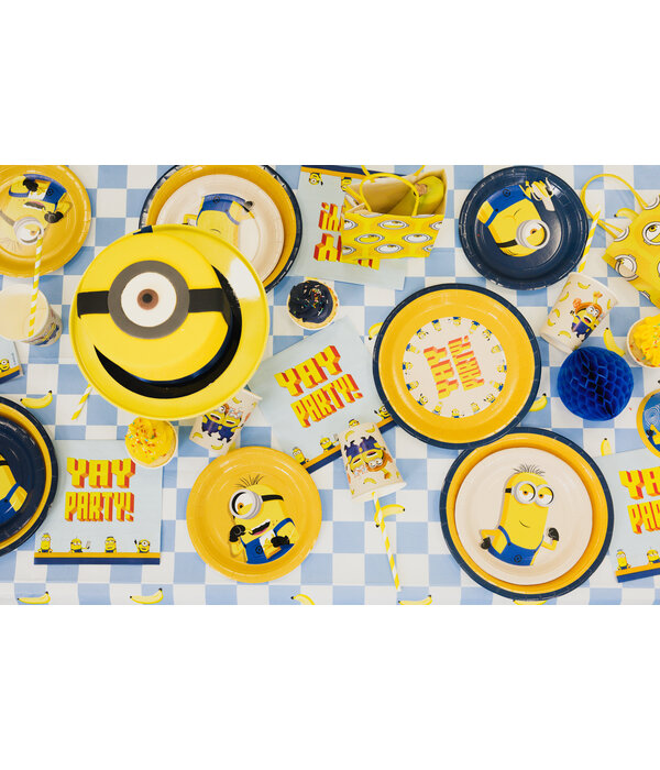 Minions Bordjes 18cm (6st)