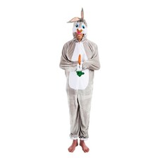 Konijn Onesie Grijs 180cm