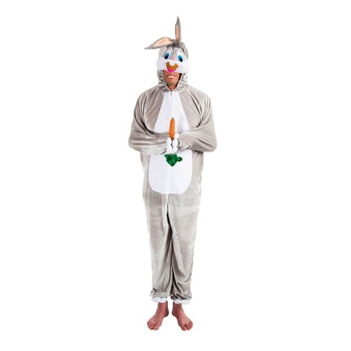 Konijn Onesie Grijs 180cm