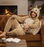 Lulu Monster Onesie Heren Bruin