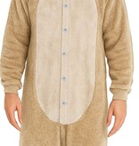 Lulu Monster Onesie Heren Bruin