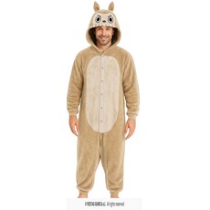 Lulu Monster Onesie Heren Bruin