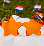 Partybril Sterren Oranje