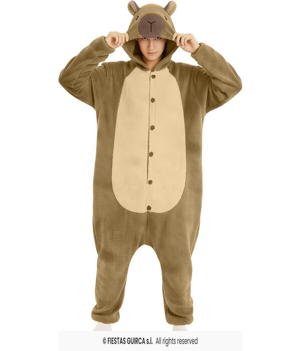 Capybara Onesie Heren
