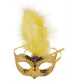 Venetiaans masker metallic goud