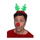 Diadeem met gewei & rode neus