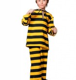 Boef verkleedpak kind geel/zwart
