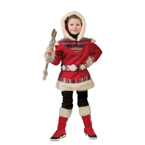Eskimo pakje kind rood