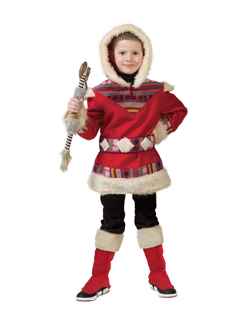 Eskimo pakje kind rood afbeelding
