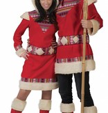 Eskimo pakje vrouw rood
