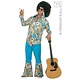 Hippie Flower Power kostuum XXL Luxe