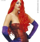 Pruik rood Jessica