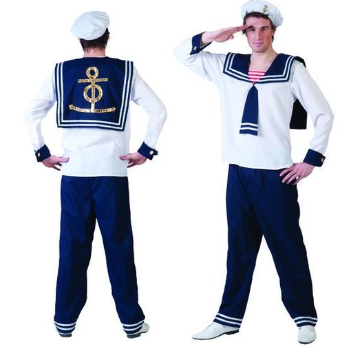 Marinekostuum man 3-delig