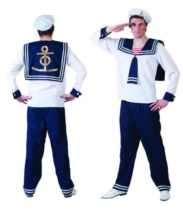 Marinekostuum man 3-delig