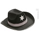 Hoed Sheriff kind zwart Deluxe