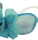 Bril Audry blauw met bloem