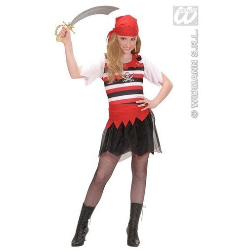 Piratenmeisje kostuum Luffy