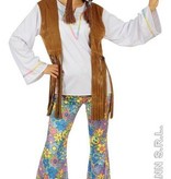 Hippie Woodstock kostuum vrouw