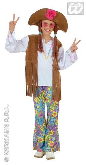 Hippie Woodstock pak meisje afbeelding