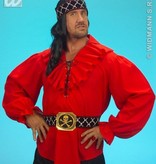 Piratenblouse rood