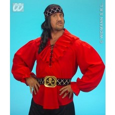 Piratenblouse rood