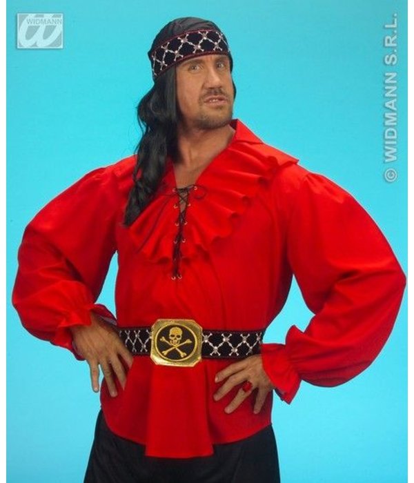 Piratenblouse rood