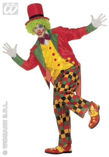 Clown Deluxe Kostuum afbeelding