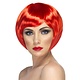 Glamour pruik bobline rood