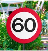 60 Jaar Verkeersbord Tuinbord