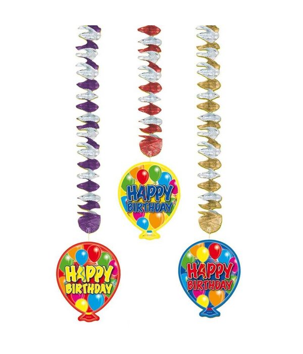 Hangdecoratie Happy birthday