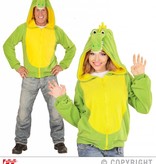 Hoodie vest krokodil