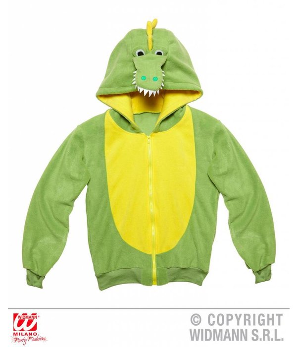 Hoodie vest krokodil