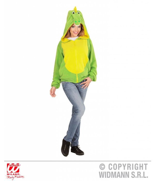 Hoodie vest krokodil