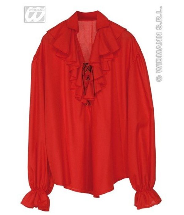 Piratenblouse rood